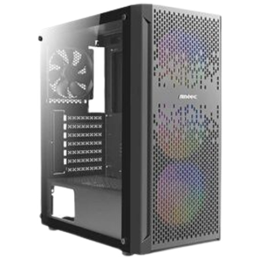 Antec NX290 Mid Tower Tempered glass side