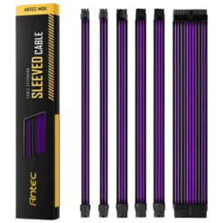 Antec Sleeved extension Cable Kit Purple/Black