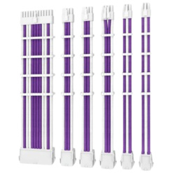 Antec Sleeved extension Cable Kit Purple/White