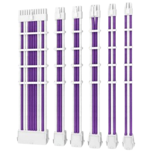 Antec Sleeved extension Cable Kit Purple/White