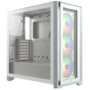 CORSAIR iCUE 4000X RGB Tempered Glass Mid-Tower ATX WHITE