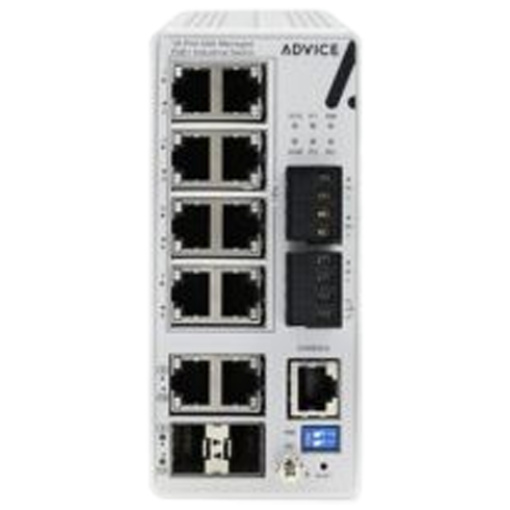 Industrial L2+ Managed GbE PoE+ Switch