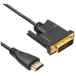 כבל HDMI TO DVI 1.8M