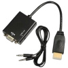 מתאם HDMI To VGA With Audio Output Adapter